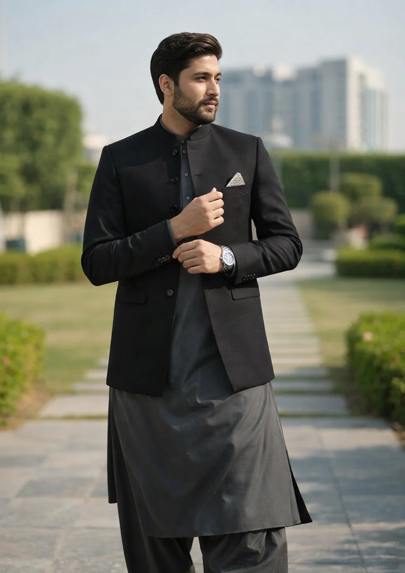 Men's Kurta with Coat