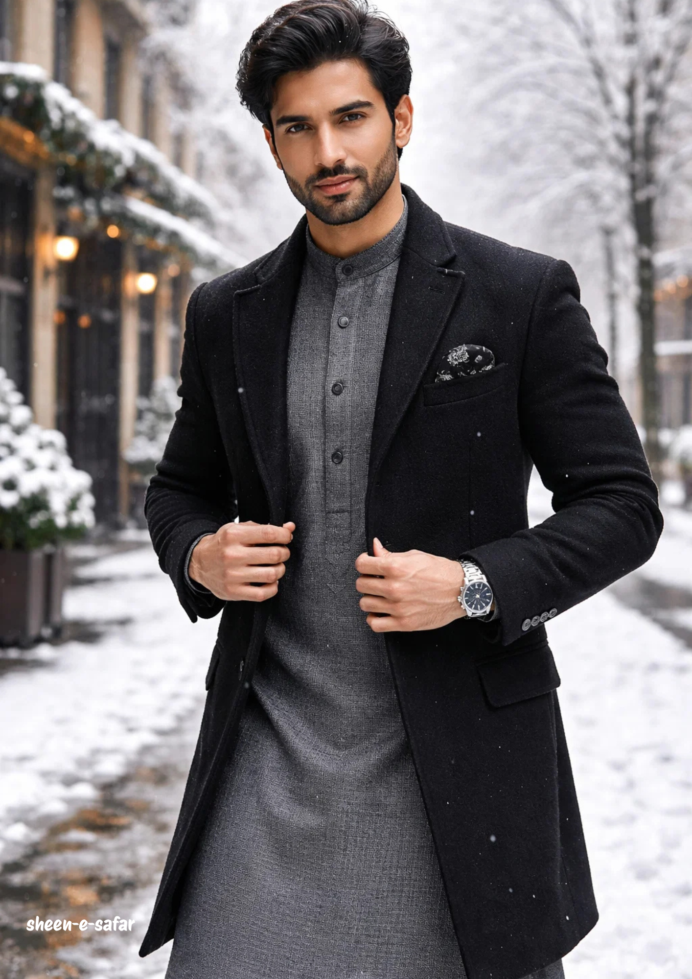 Men Winter Kurta