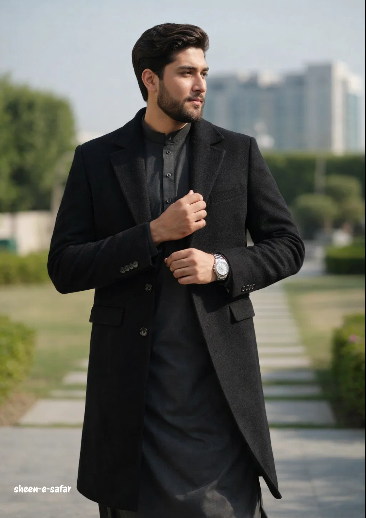 Men Winter Kurta & Coat