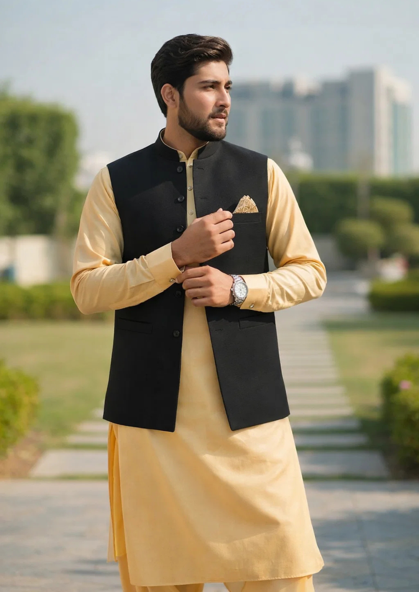 Men's Kurta with Coat