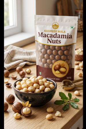Macadamia Nuts (500g) Raw & Crunchy Whole Nuts