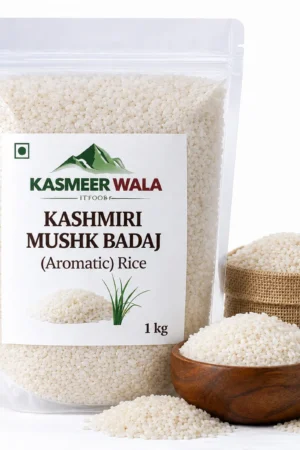 Kasmeer wala Authentic Kashmiri Mushk Badaj Aromatic Rice - 1kg